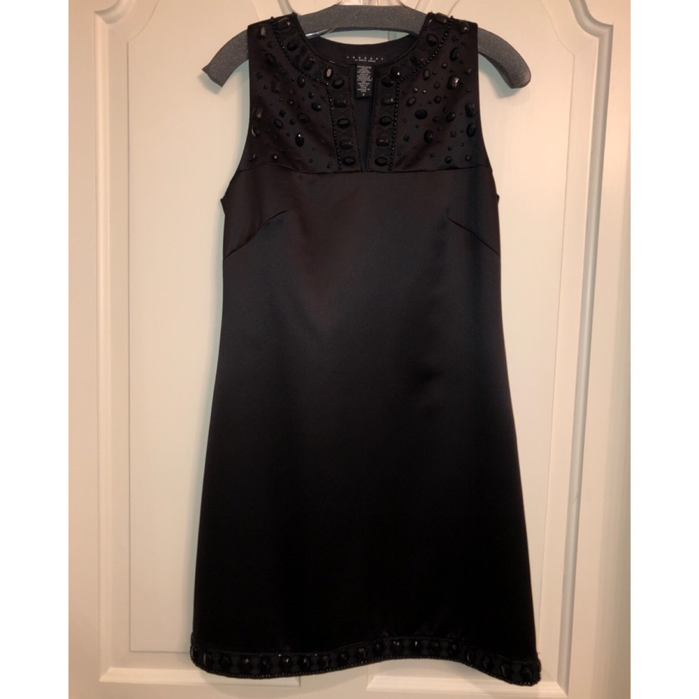 Laundry Black Satin Dress